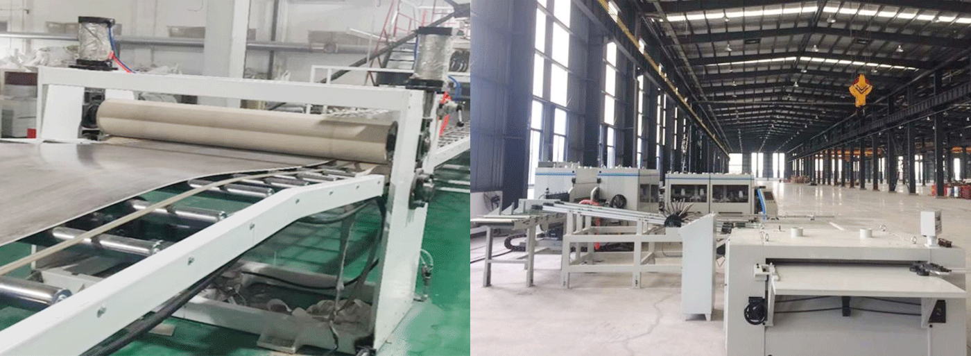 Nhà máy sản xuất sàn nhựa pvc tại việt nam hưng yên cắt và đùn cốt nhựa